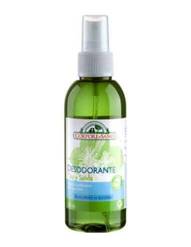 Desodorante Spray purificante de tilo y salvia