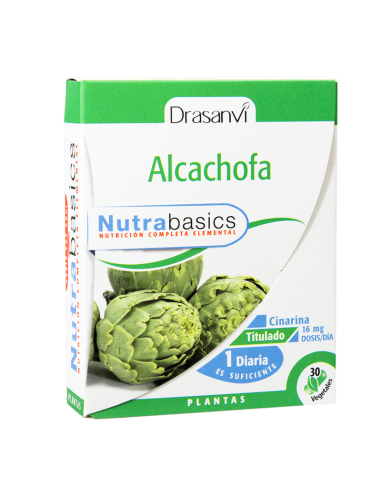 Alcachofa 30 Cápsulas Nutrabasics Drasanvi