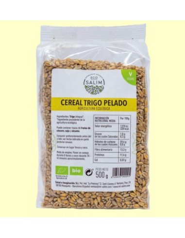 Cereal Trigo Pelado Ecológico - 500 gramos