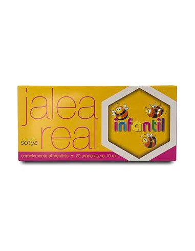 Jalea real infantil 500mg 20 ampollas