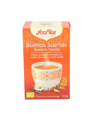 Infusion ayurvedica Buenos Sueños con Rooibos y Vainilla