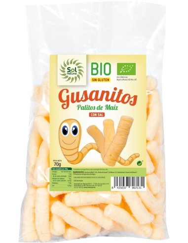 Gusanitos de Maiz Gigantes Bio 70 g