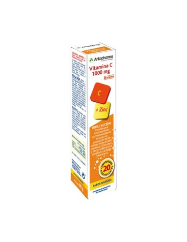 Arkovital Vitamina C 1000 Mg 20 Comprimidos Efervescentes