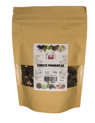 Cinco pimientas bolsa 100gr