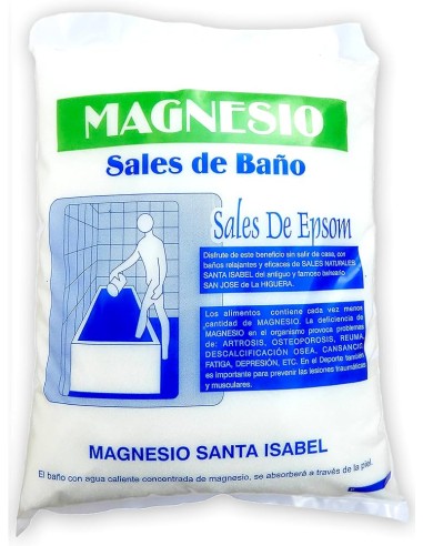 MAGNESIO NATURAL SANTA ISABEL 2KG EPSOM