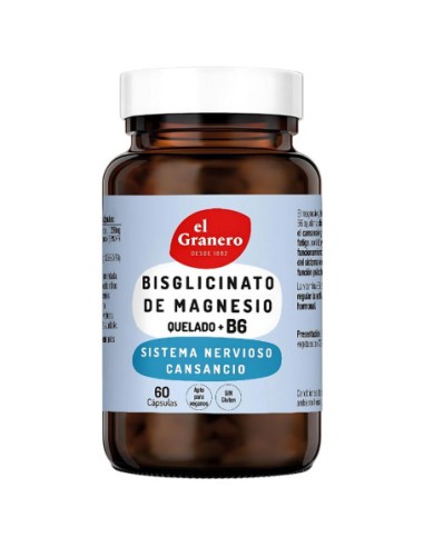 BISGLICINATO DE MAGNESIO 60 CAPS EL GRANERO