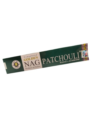 INCIENSO GOLDEN NAG PATCHOULI 15GR