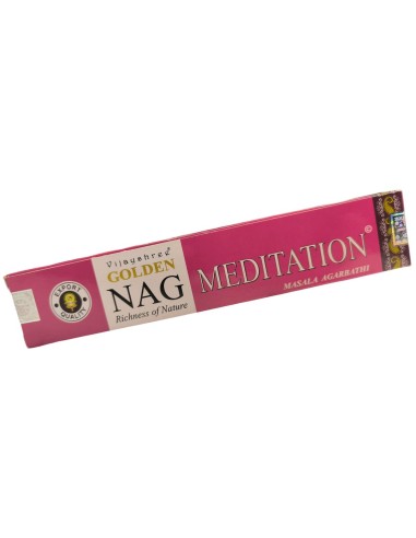 INCIENSO GOLDEN NAG MEDITACION 15GR